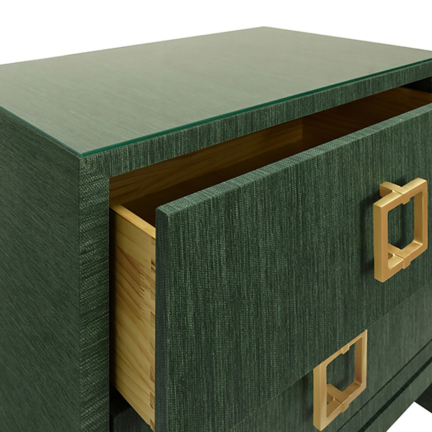 Worlds Away Cole 2 Drawer Side Table