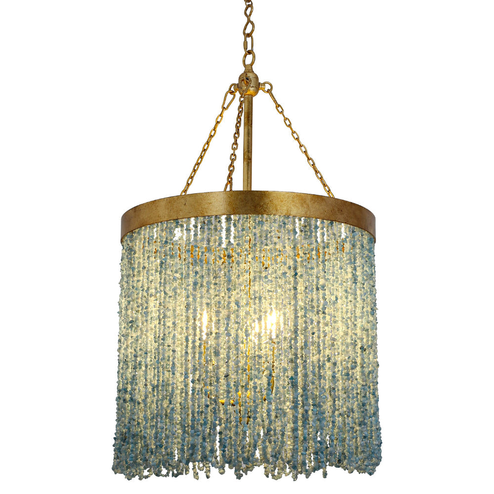 Ro Sham Beaux Collette 18 Bleu Round Chandelier