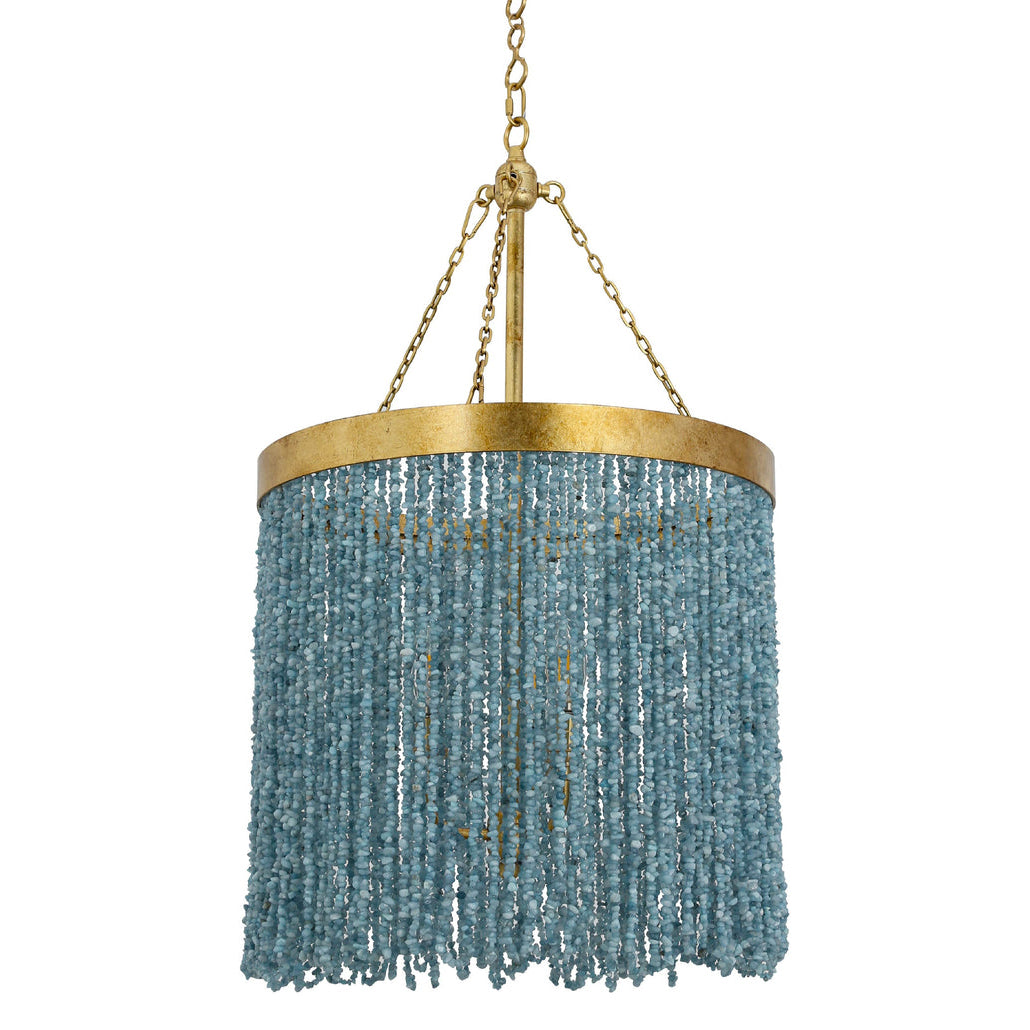 Ro Sham Beaux Collette 18 Bleu Round Chandelier