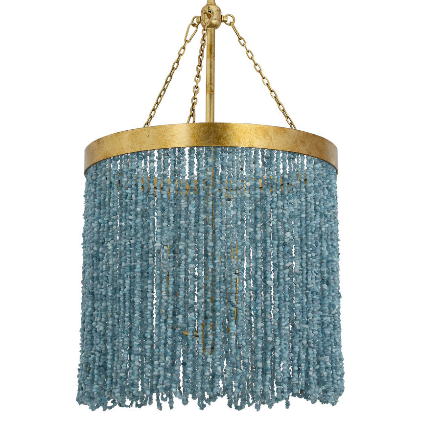 Ro Sham Beaux Collette 18 Bleu Round Chandelier