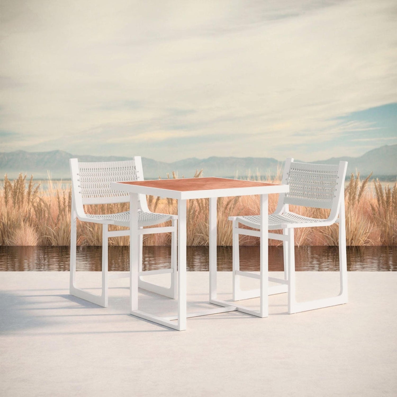 Azzuro Living Cozumel Counter Stool Set of 2