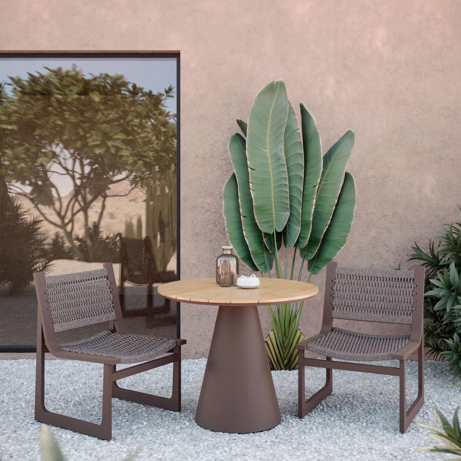 Azzuro Living Cozumel Dining Chair Set of 2