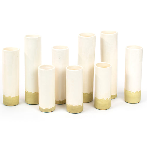 Cylinder Bud Vase Set of 9