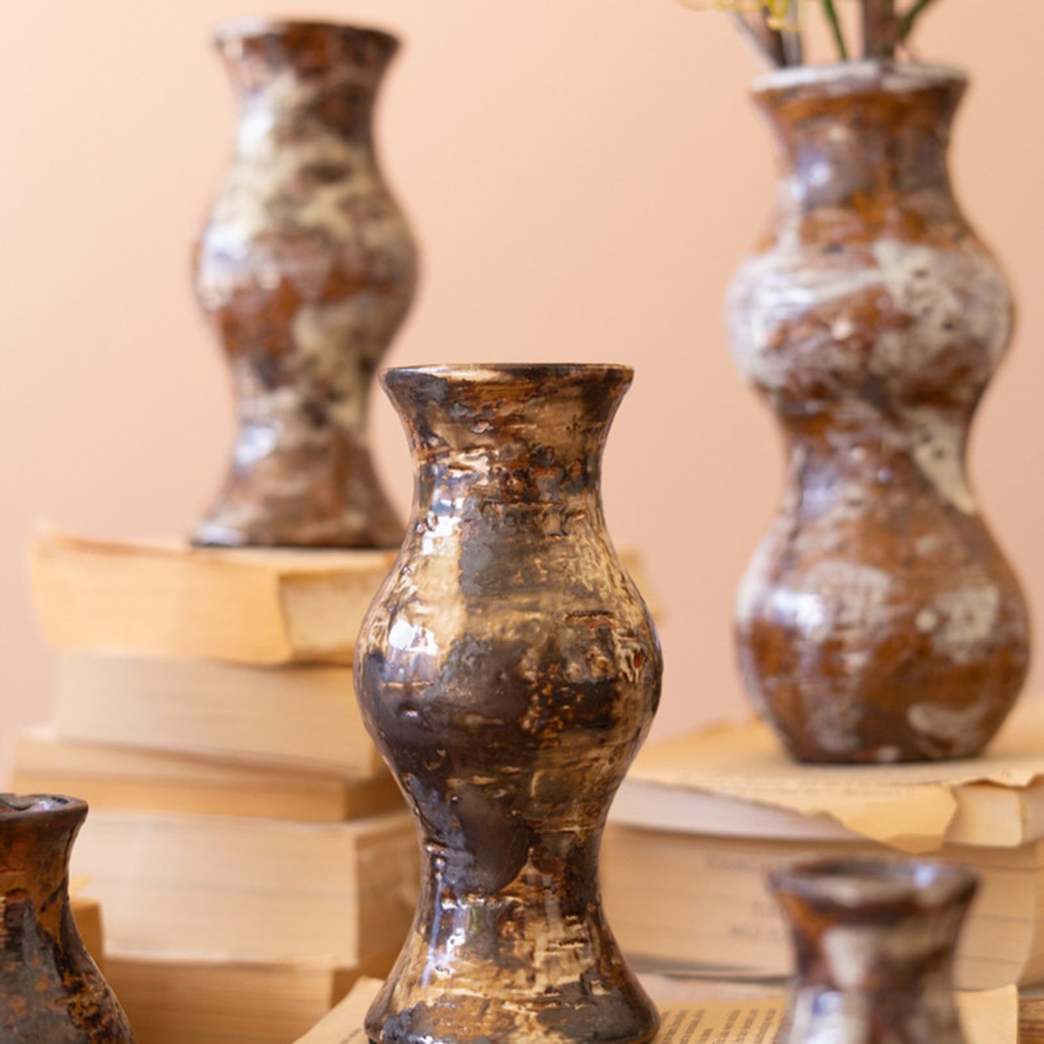 Rustic Bud Vase Set of 9