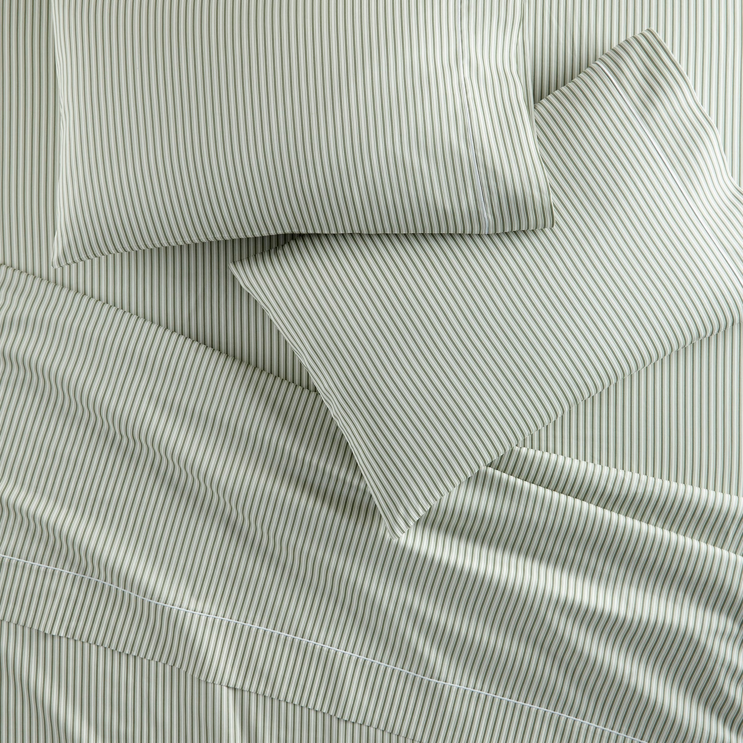 Peacock Alley x Caitlin Wilson Windsor Stripe Classic Printed Sheet Set
