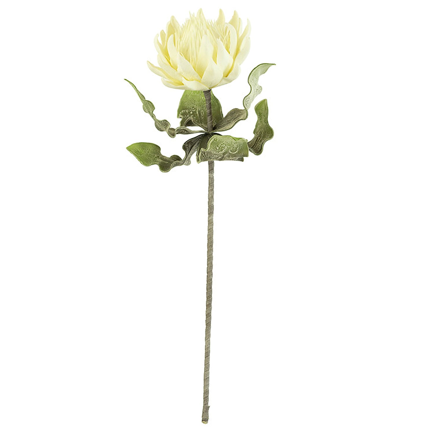 White Bloom Faux Plant Stem Set of 6