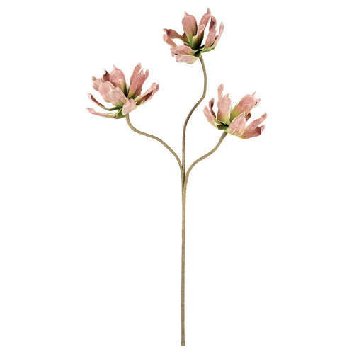 Pink Wild Bloom Faux Plant Stem Set of 6