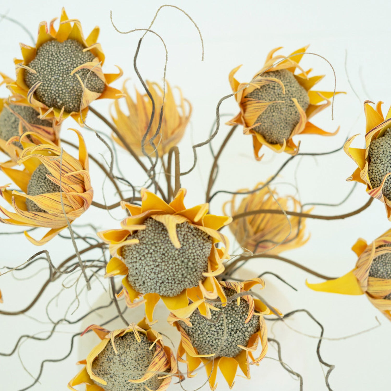 Sunflower Faux Plant Stem Set of 6