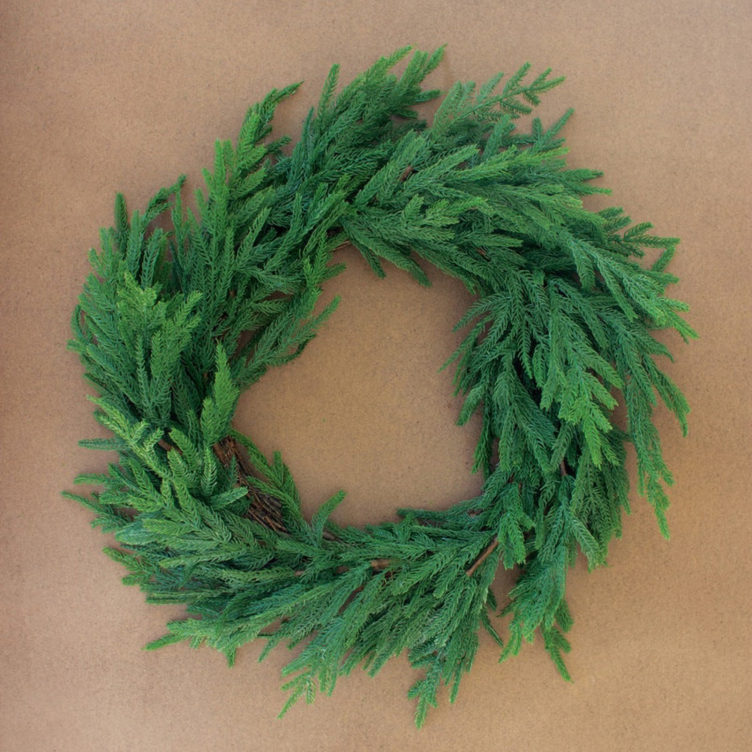 Fir Faux Wreath Set of 2