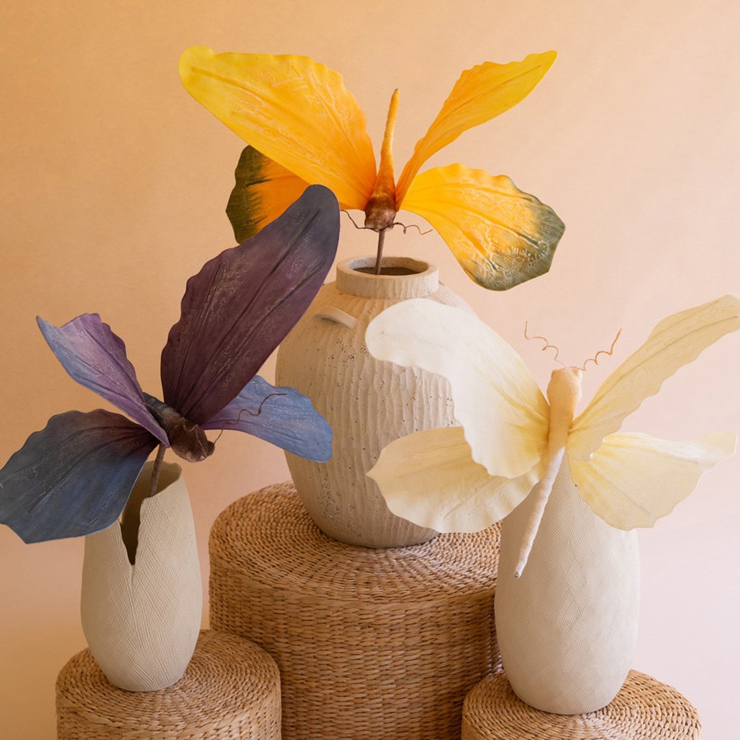 Botanica Large Butterflies Set of 3