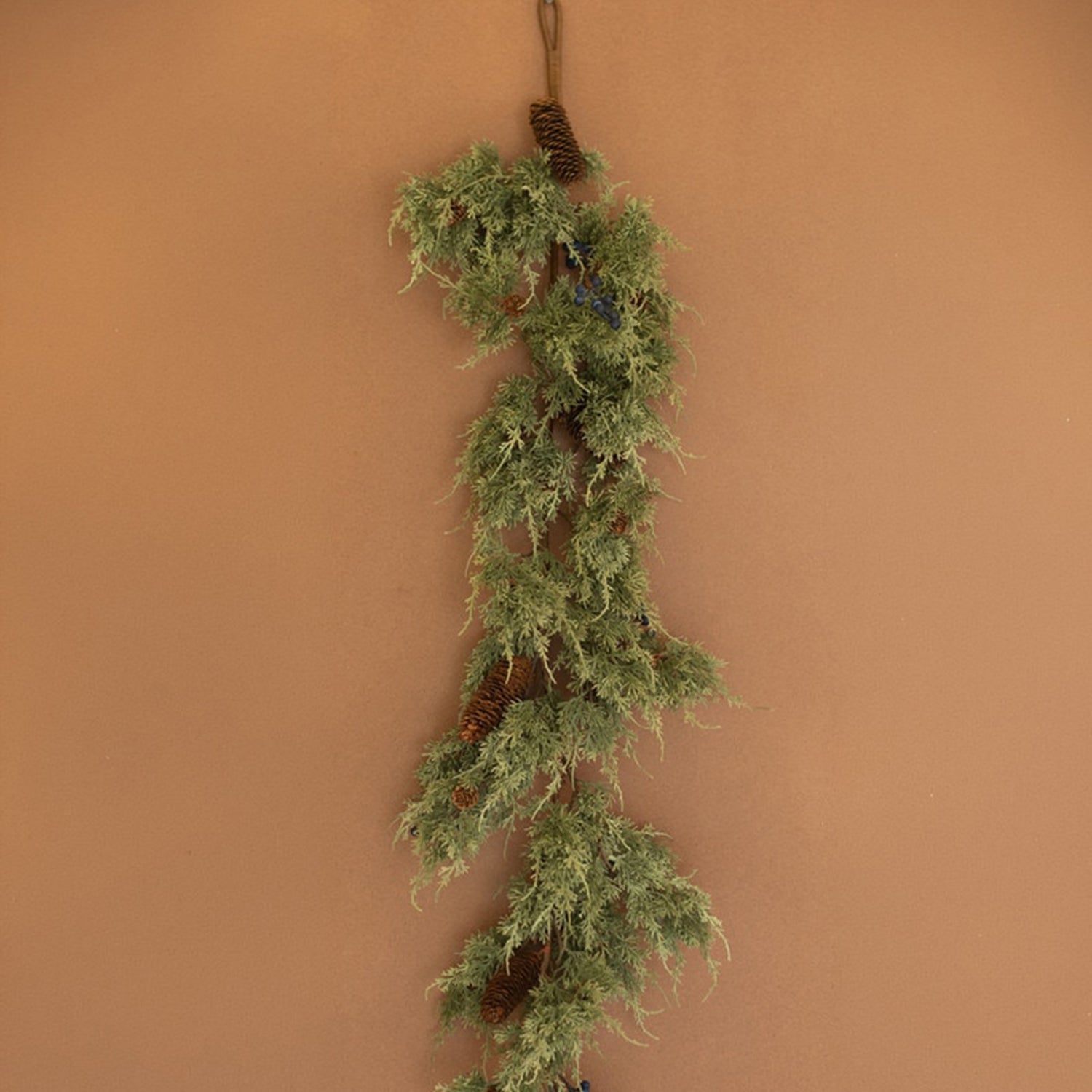 Faux Fir Christmas Garland with Berries