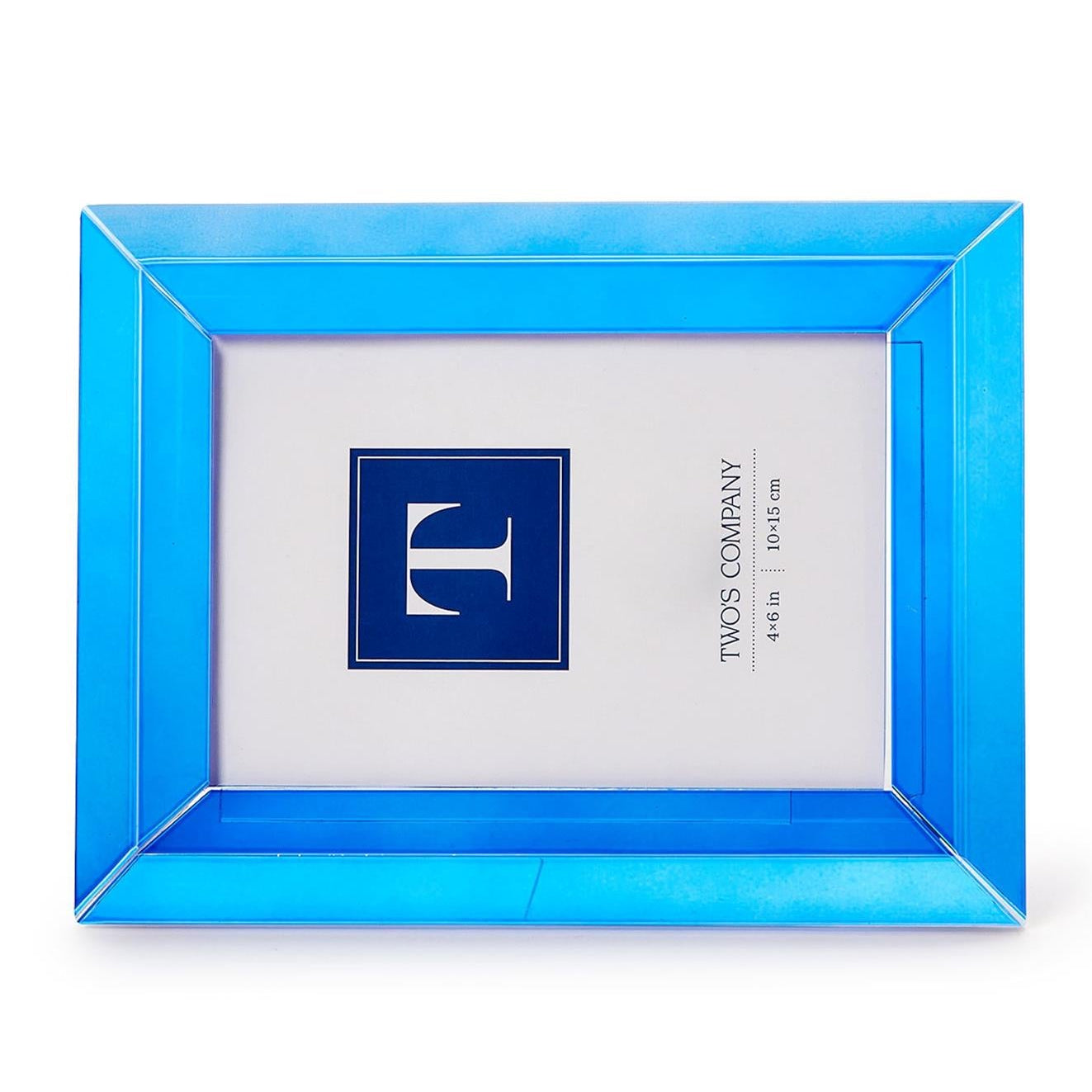 Mediterranean Blue 4" x 6" Crystal Frame