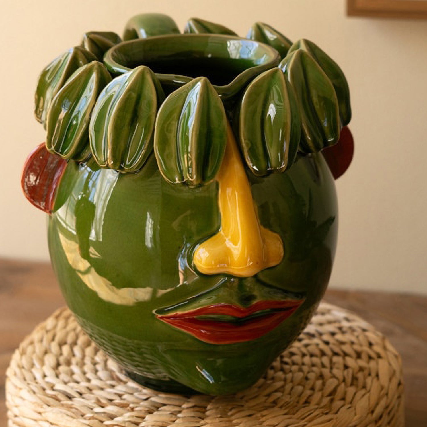 Ceramic Produce Head Planter