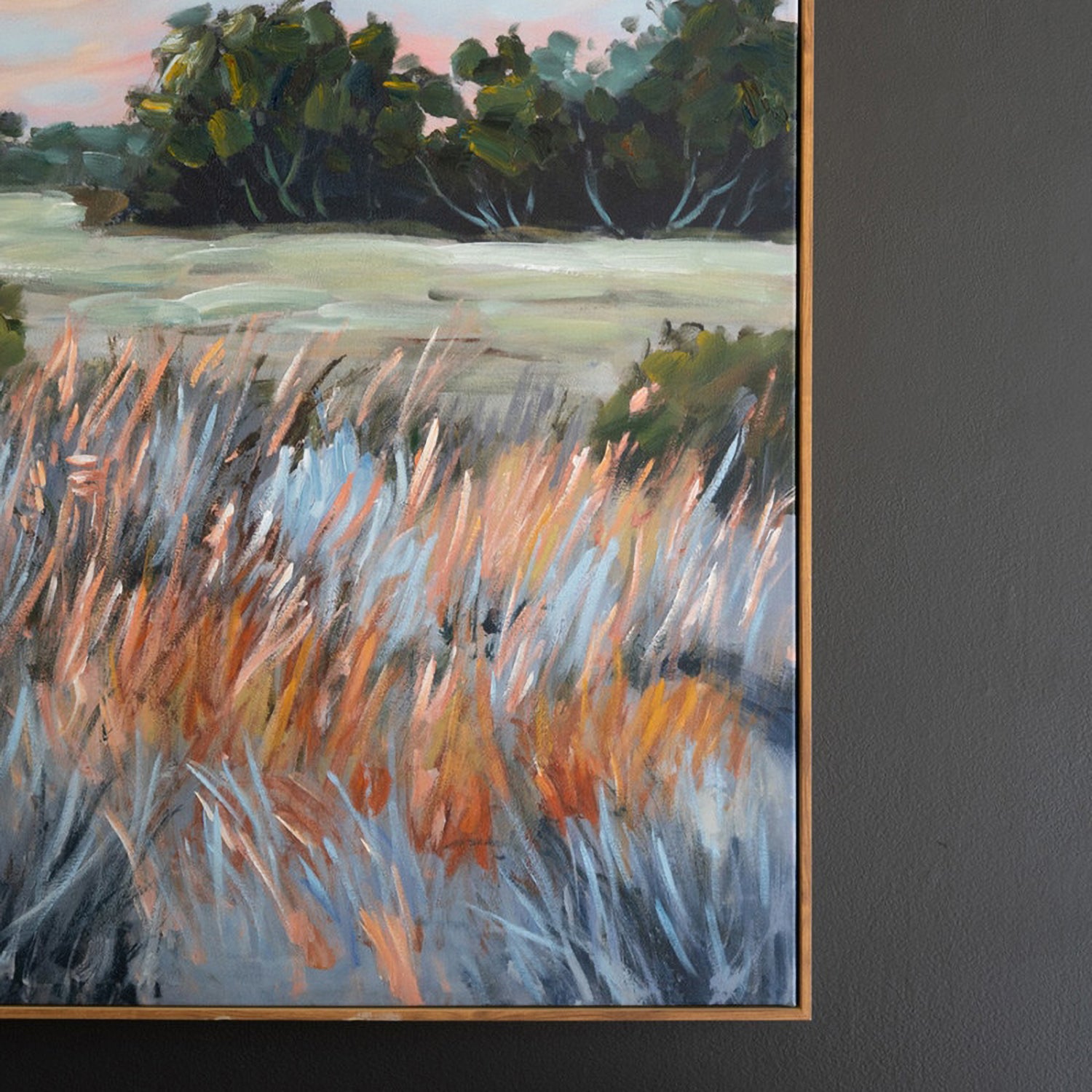 Grasslands Landscape Framed Painting