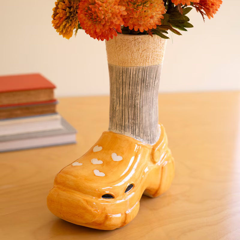 Croc and Sock Vase