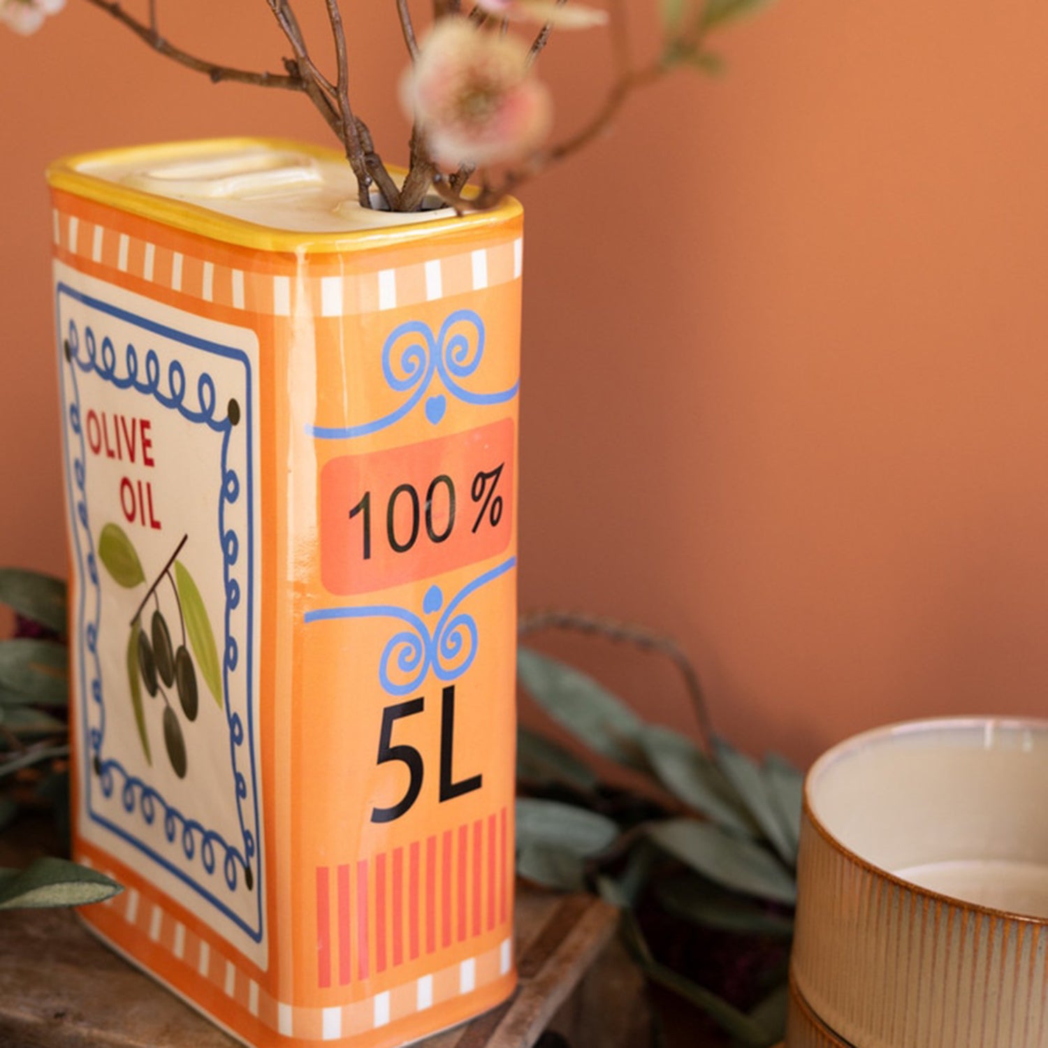 Ceramic Olive Oil Vase