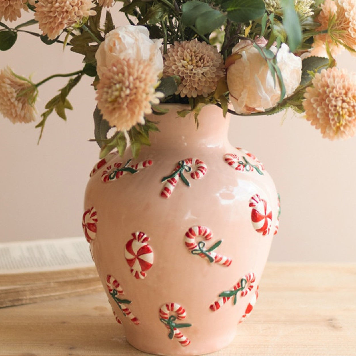 Ceramic Vase with Peppermint