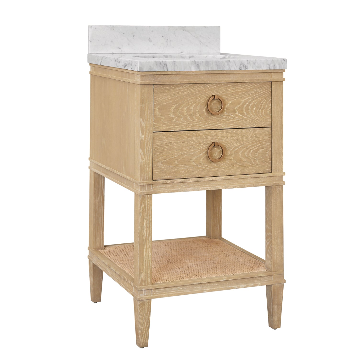 Worlds Away Cutler 24 Cerused Oak Bath Vanity