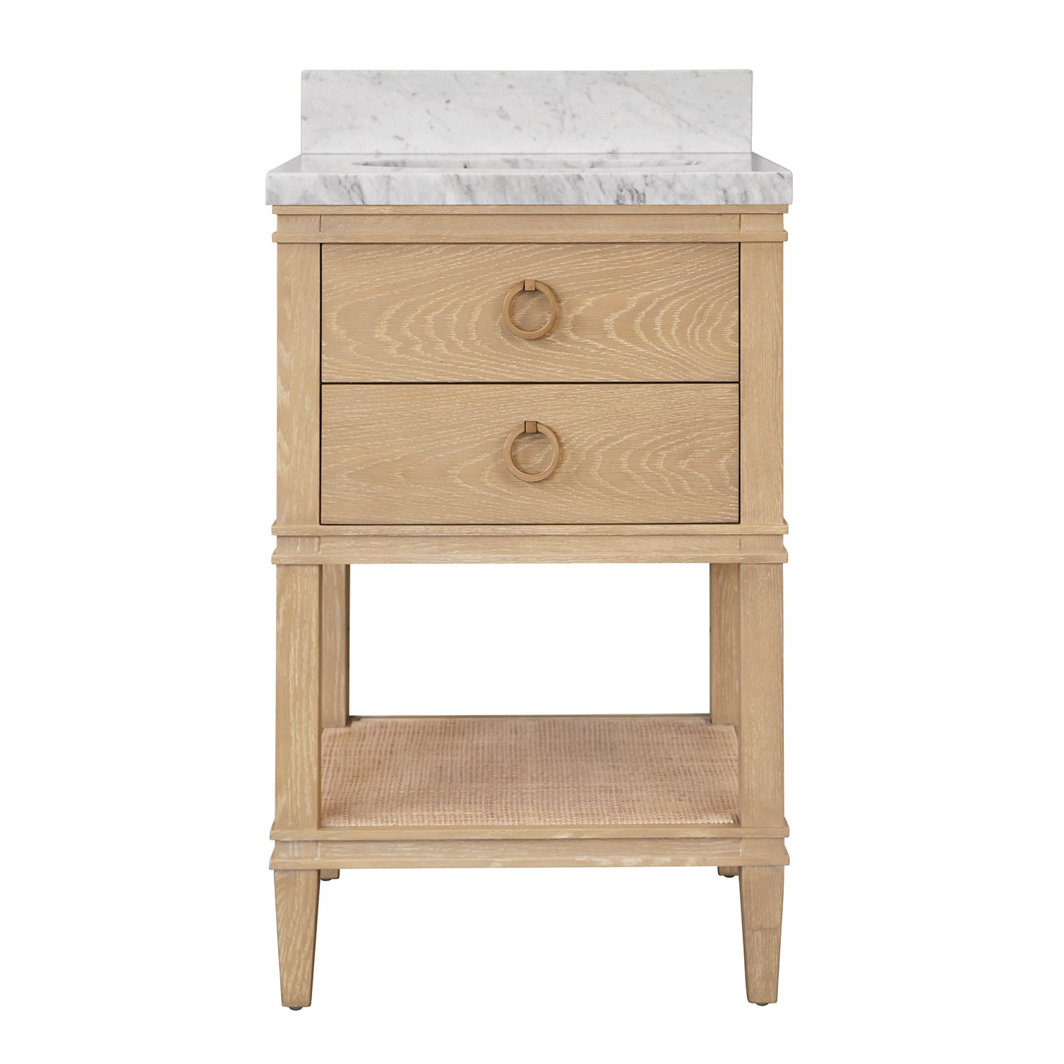 Worlds Away Cutler 24 Cerused Oak Bath Vanity