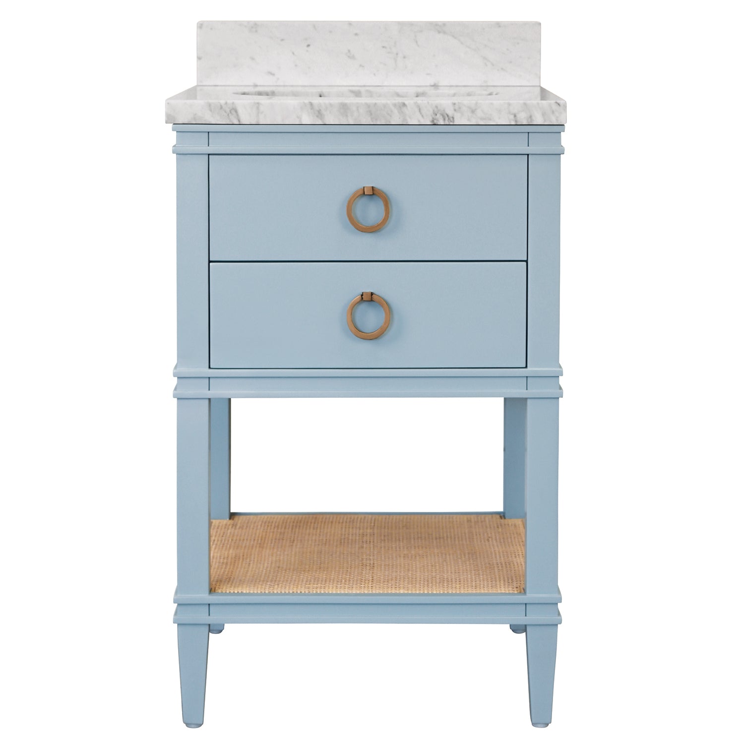 Worlds Away Cutler 24 Light Blue Bath Vanity