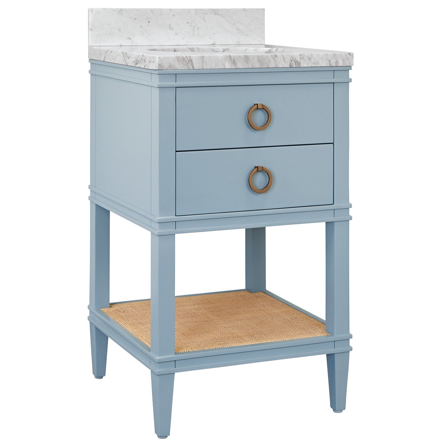 Worlds Away Cutler 24 Light Blue Bath Vanity