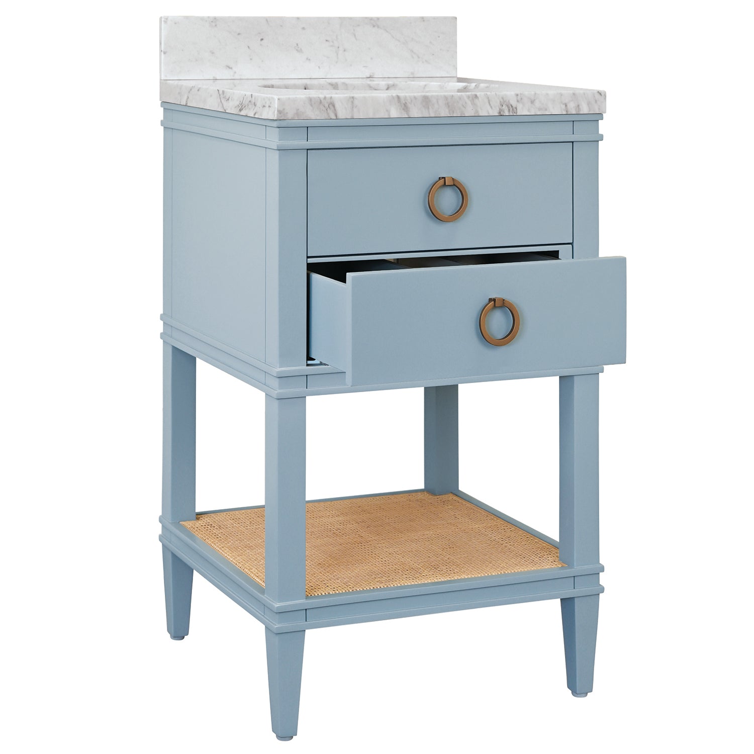 Worlds Away Cutler 24 Light Blue Bath Vanity