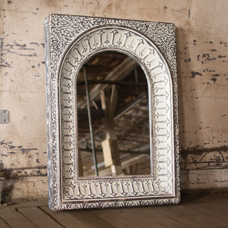 Pressed Arched Floor Mirror