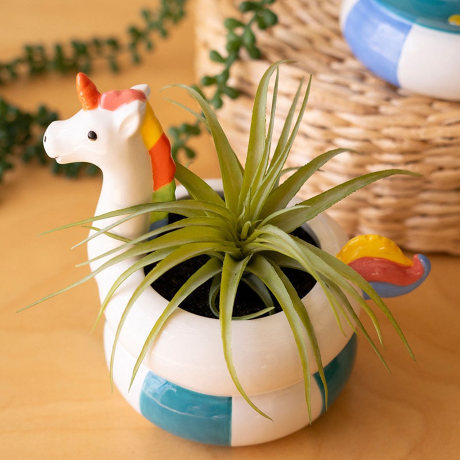 Flamingo and Unicorn Floatie Vase Set of 2