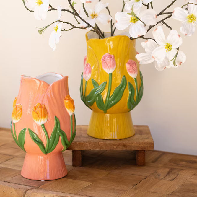 Tulip Vases Set of 2