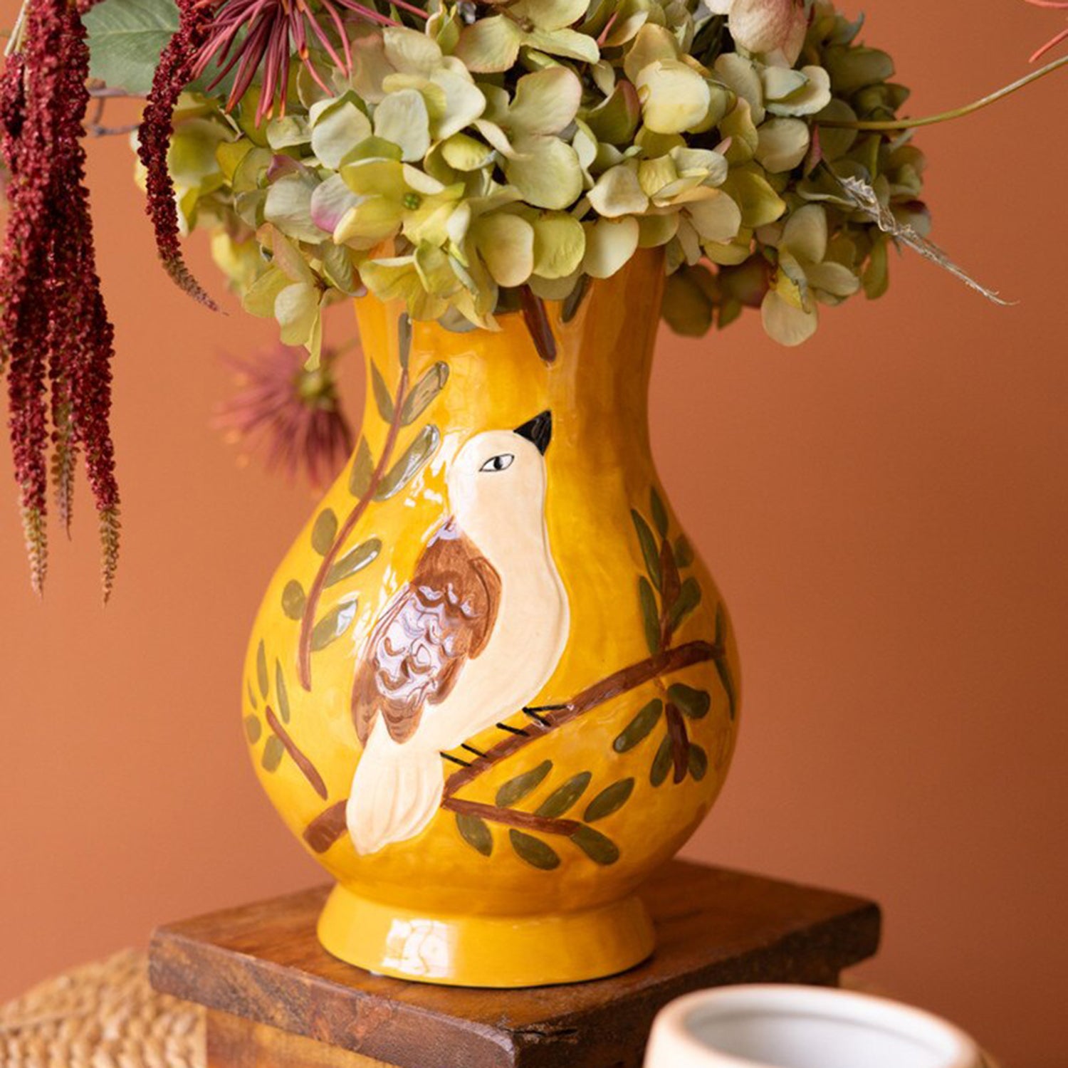 Ceramic Bird Vase Set of 3