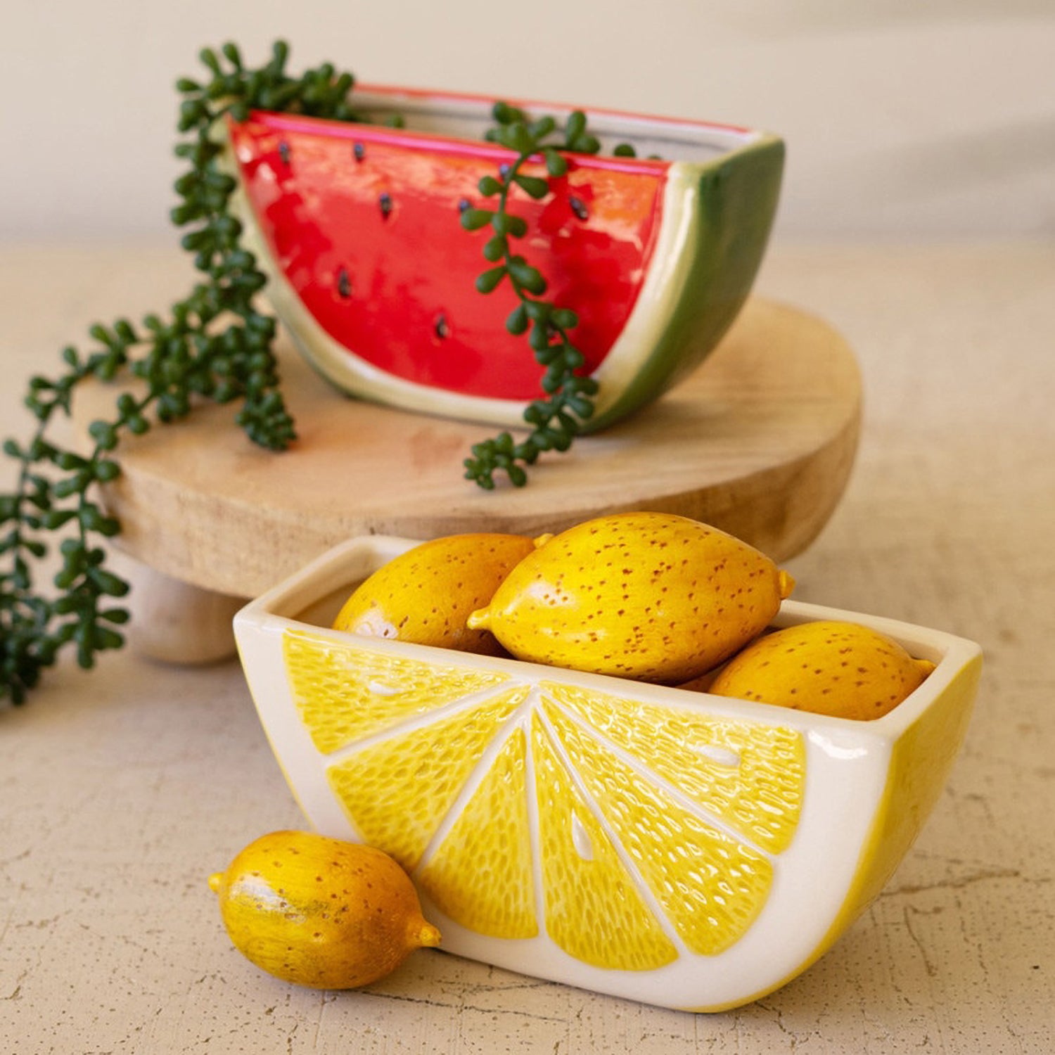 Lemon Wedge Planter