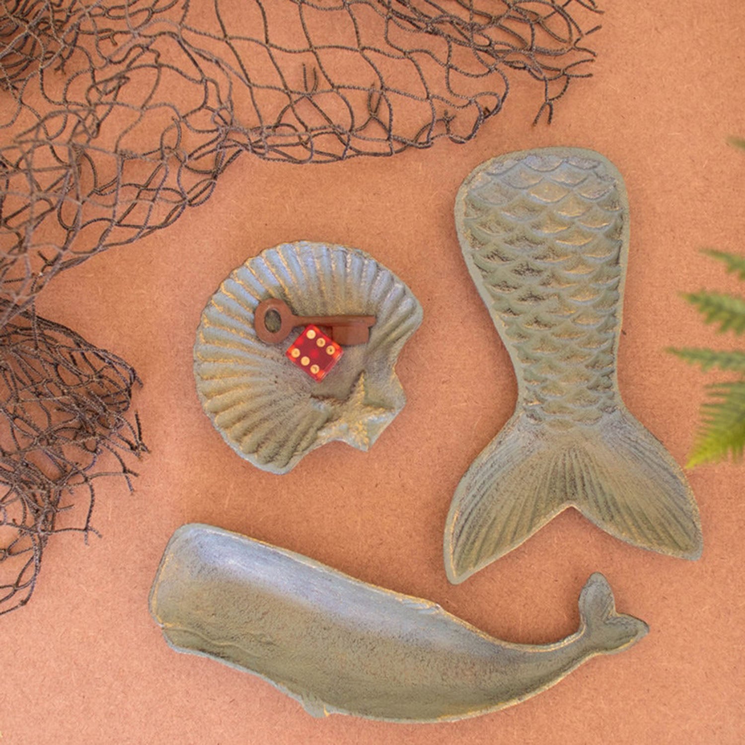 Seaside Trinket Tray Set of 3