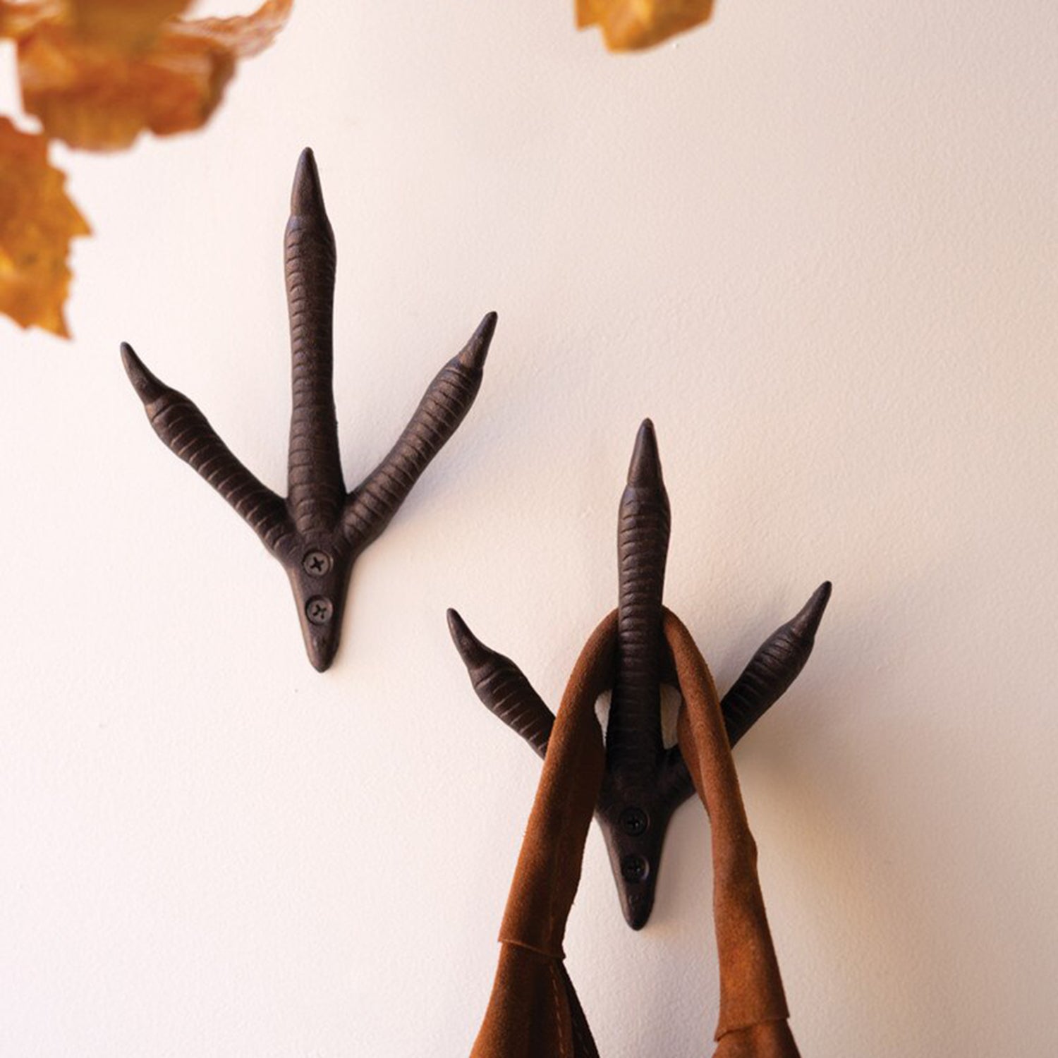 Cast Iron Turkey Foot Hook Set of 6
