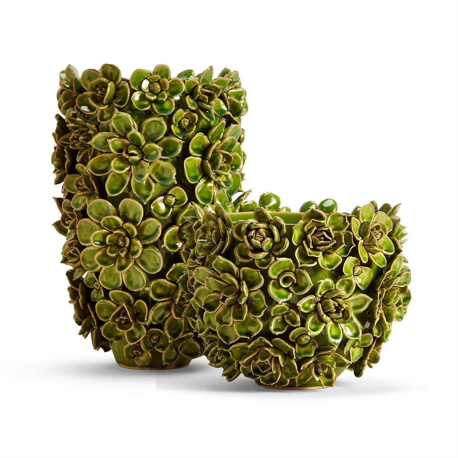 Succulents Planter/Vase Set of 2