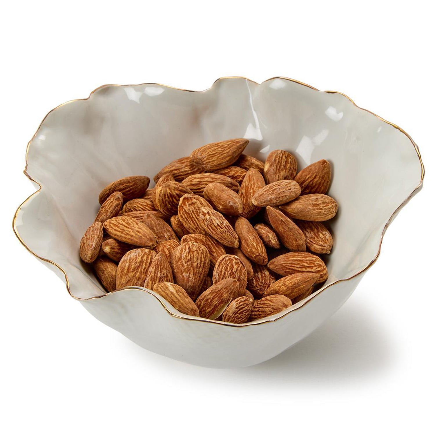 White Free Form Ceramic Bowl