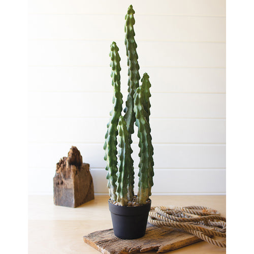 Six Stem Cactus Faux Plant