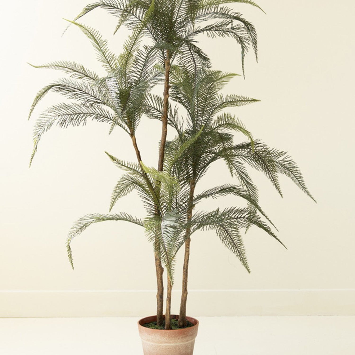 Artificial 46" Fern in Plastic Pot