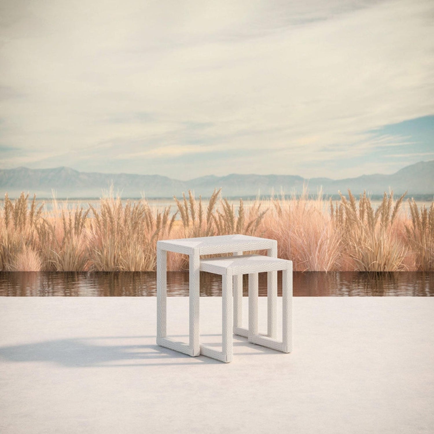 Azzuro Living Cyprus Nesting Table Set of 2