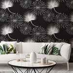 Mitchell Black Cabbage Palm Wallpaper