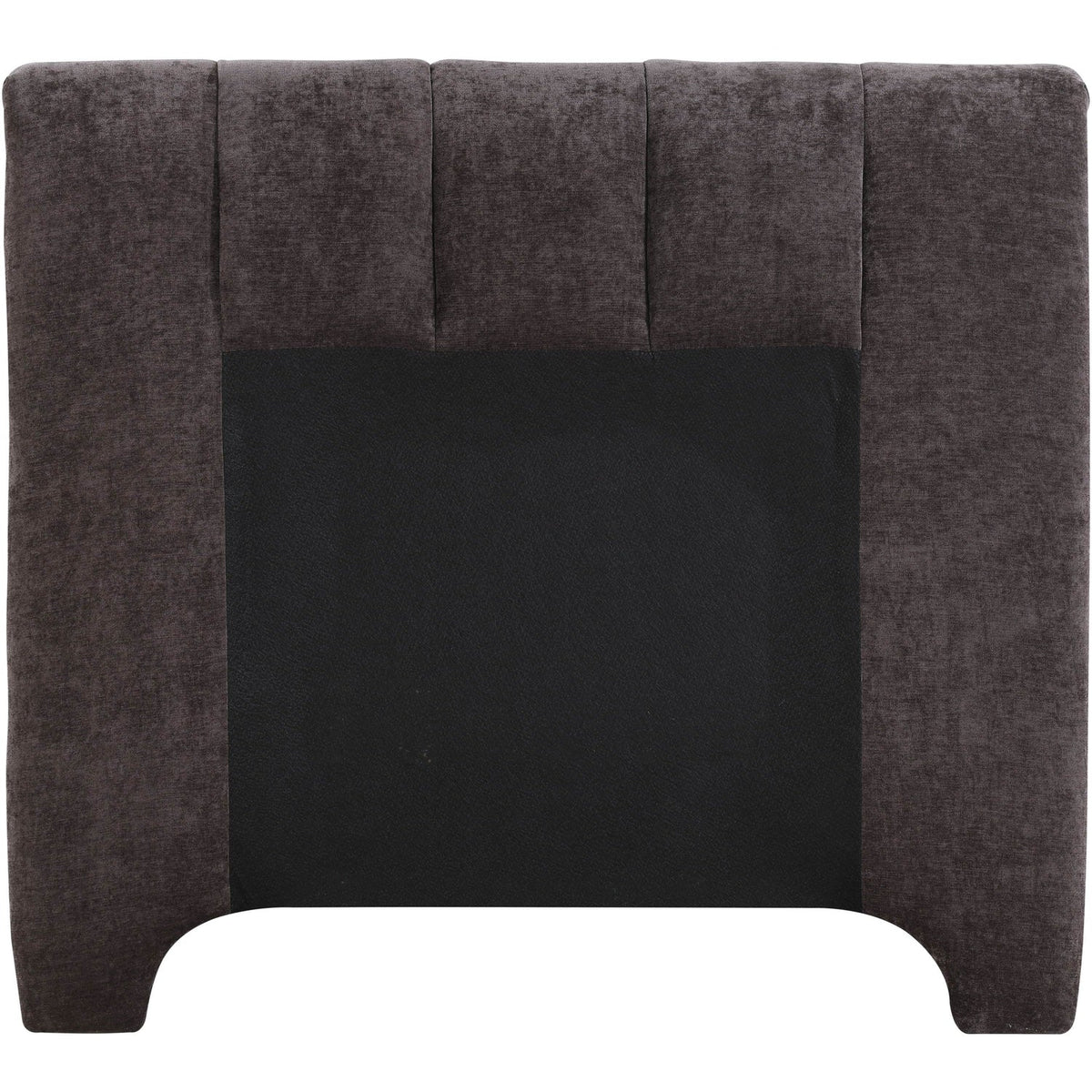 Camila Brown Chenille Fabric Upholstered Bed
