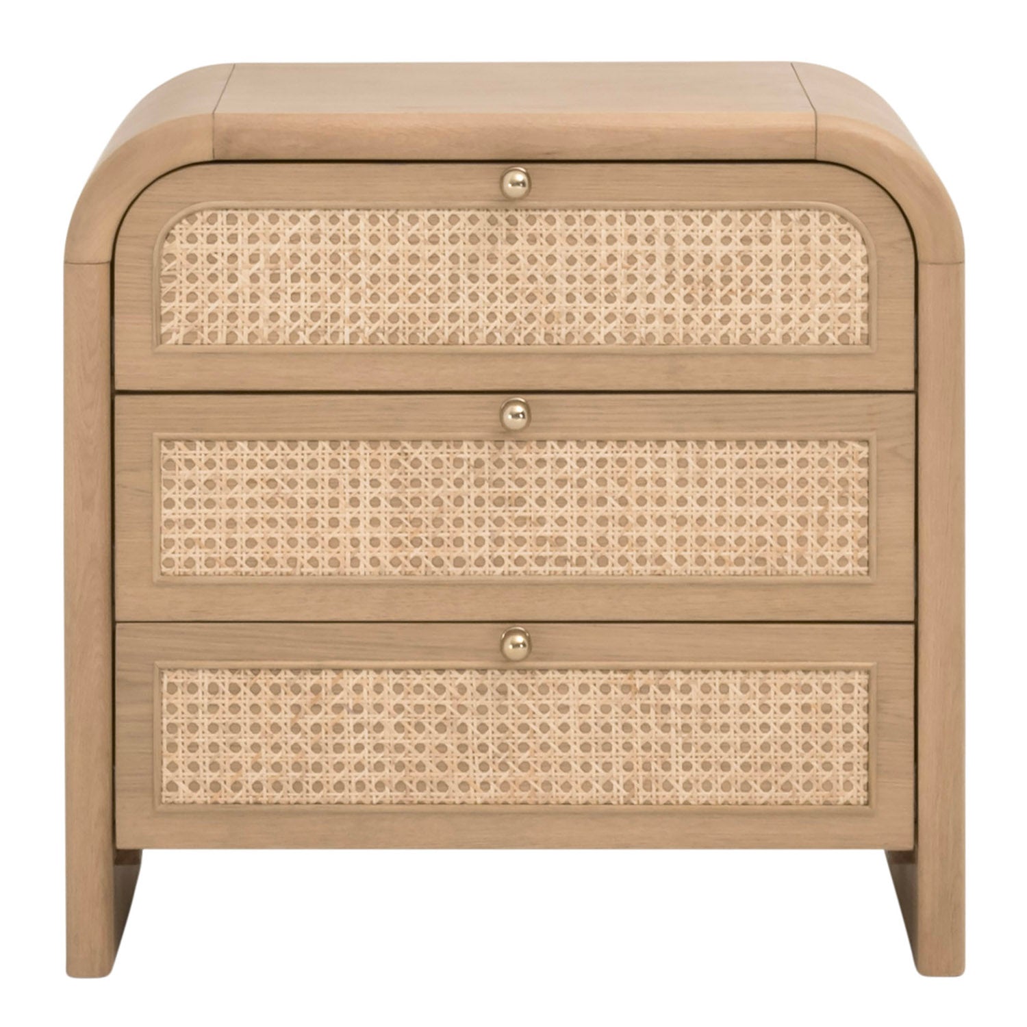 Cannes 3 Drawer Nightstand