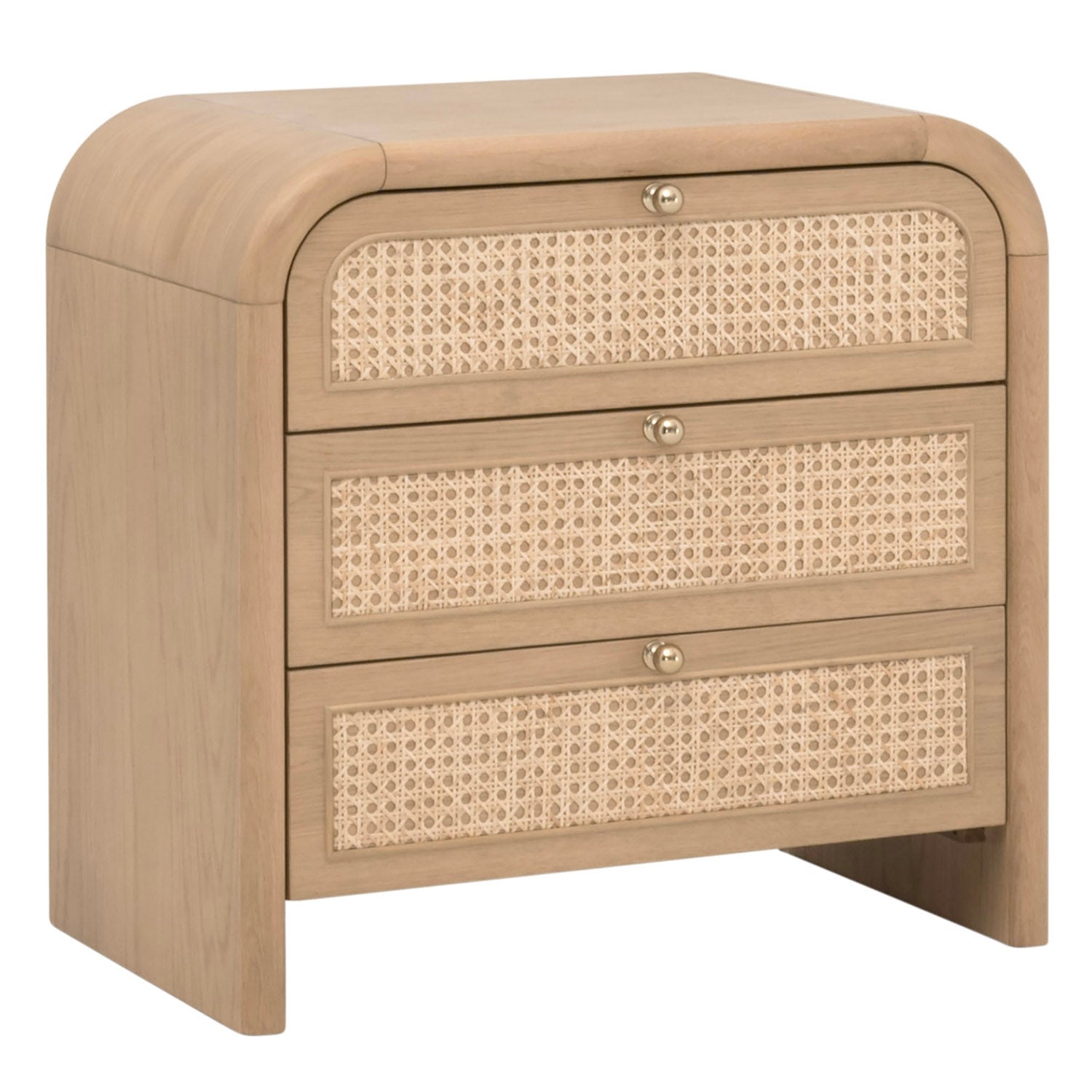 Cannes 3 Drawer Nightstand