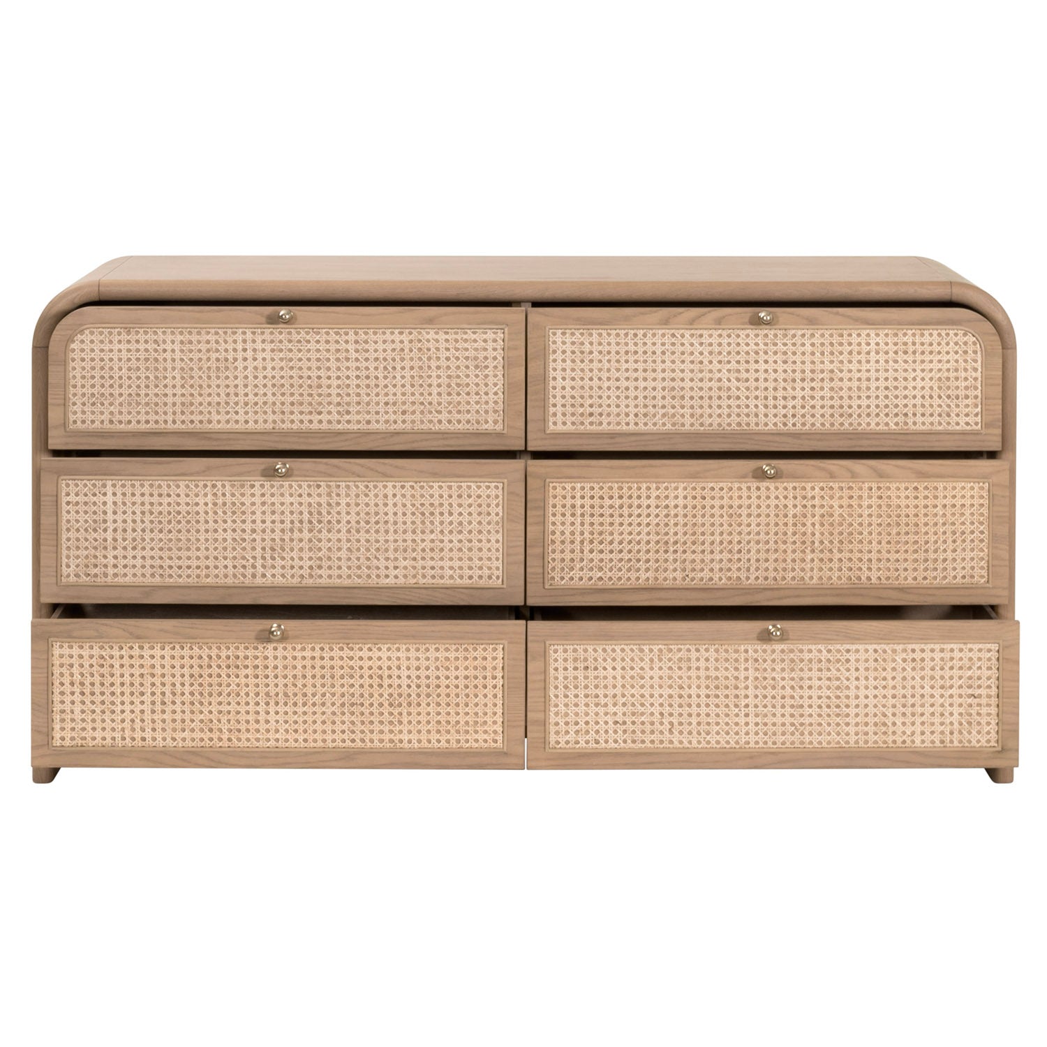 Cannes 6 Drawer Double Dresser