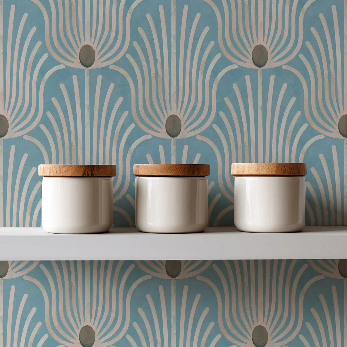 Mitchell Black Carlyle Feather Wallpaper