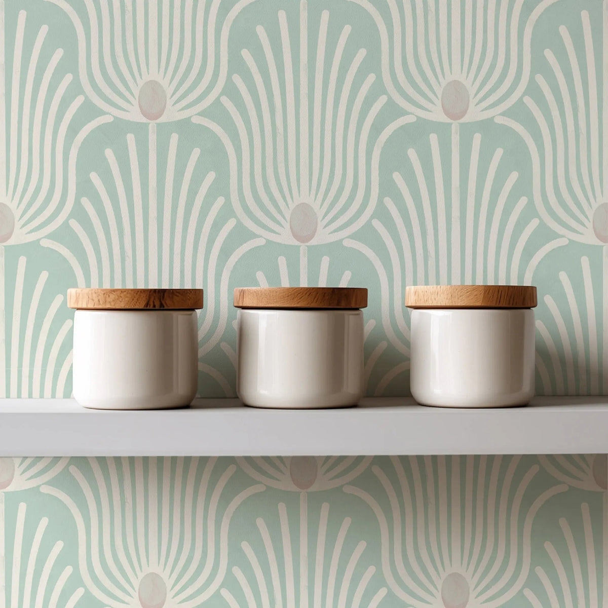 Mitchell Black Carlyle Feather Wallpaper