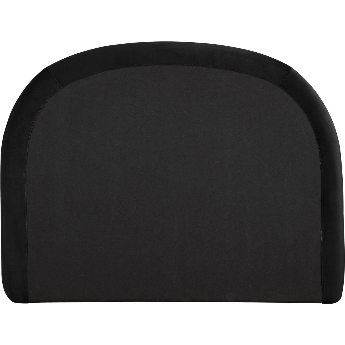 Celine Black Velvet Upholstered Bed
