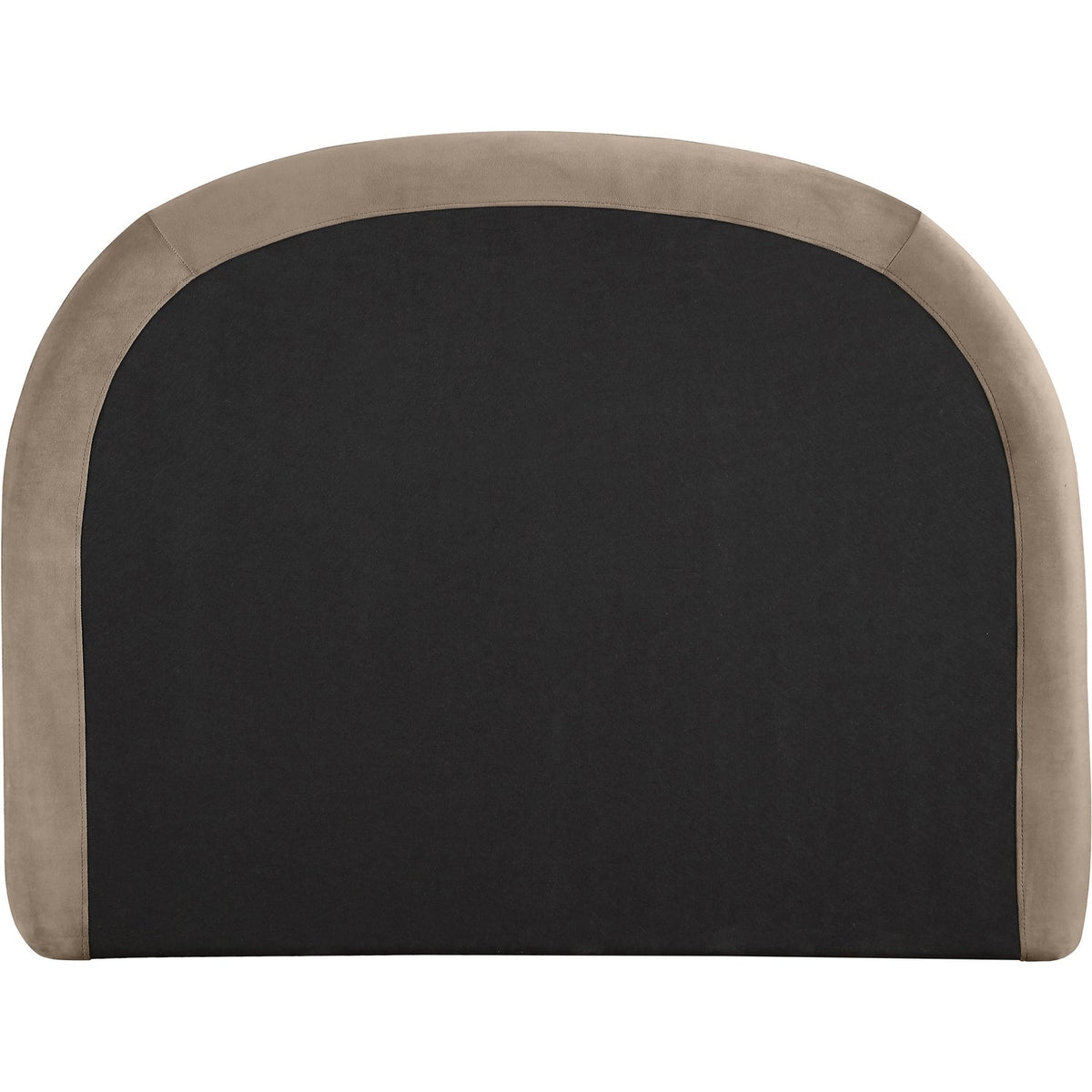 Celine Taupe Velvet Upholstered Bed
