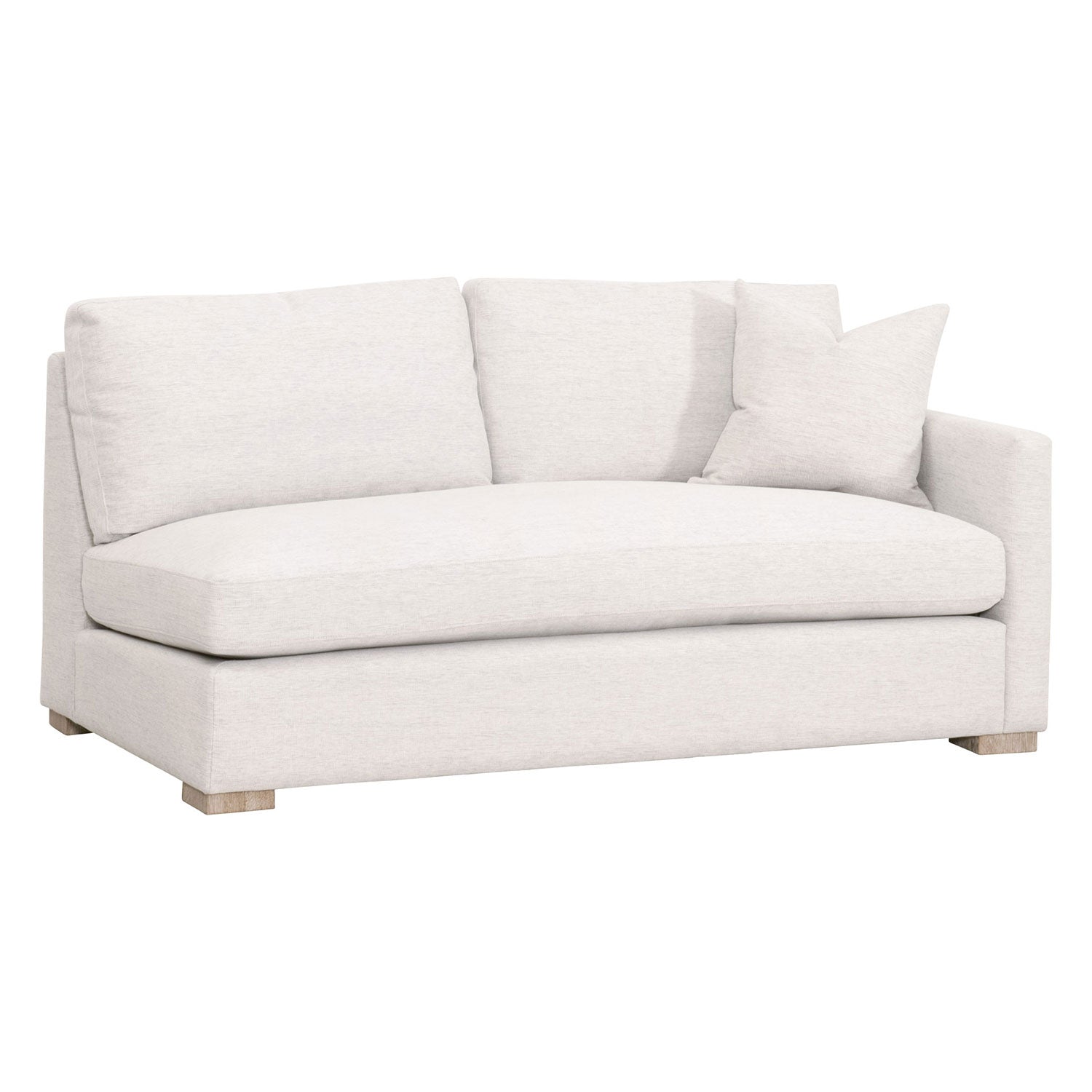 Clara Modular 2-Seat Right Slim Arm Sofa