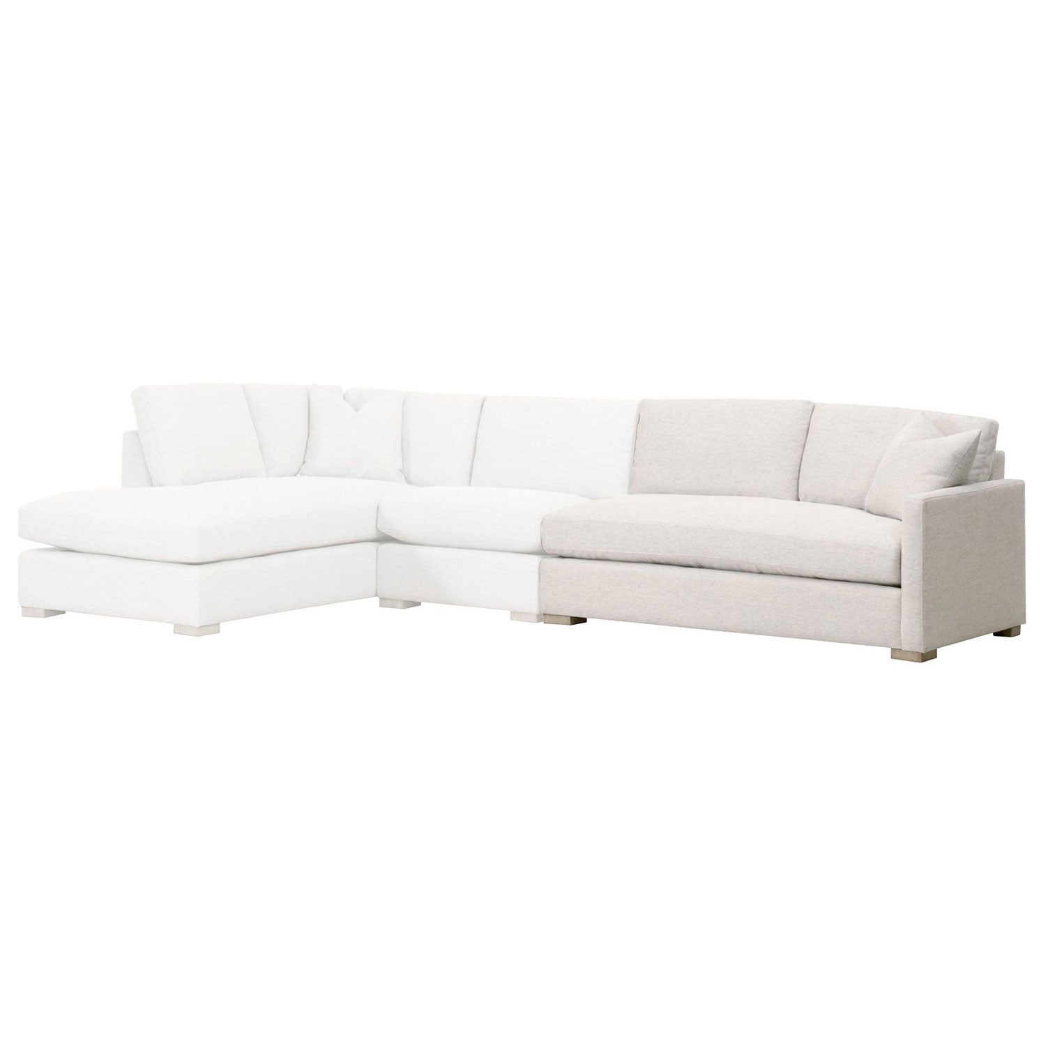 Clara Modular 2-Seat Right Slim Arm Sofa