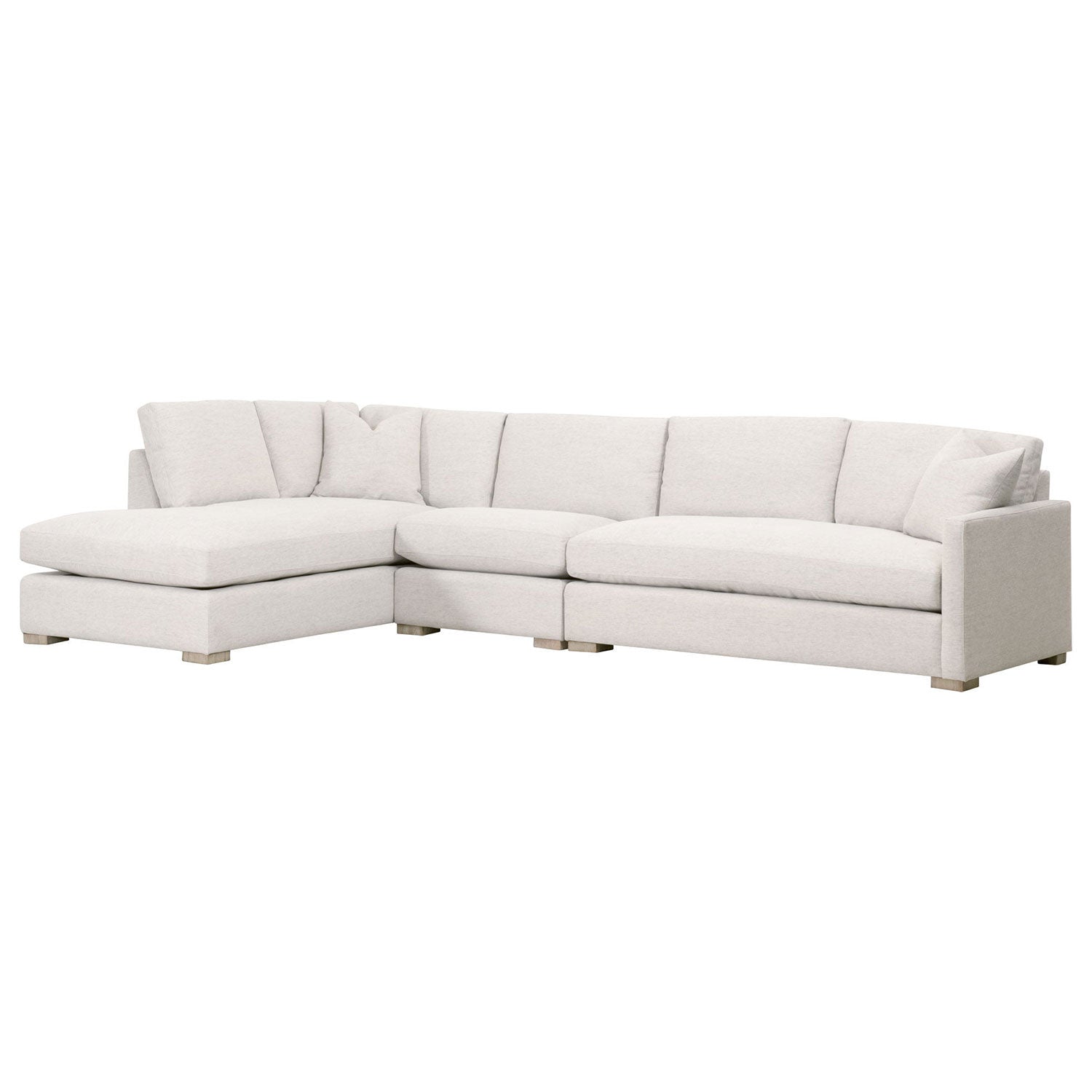 Clara Modular 2-Seat Right Slim Arm Sofa